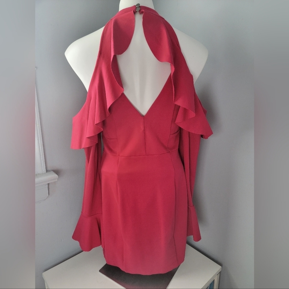 Free People Sweet Talk Mini Dress In Raspberry Pink Size M - Picture 5 of 7